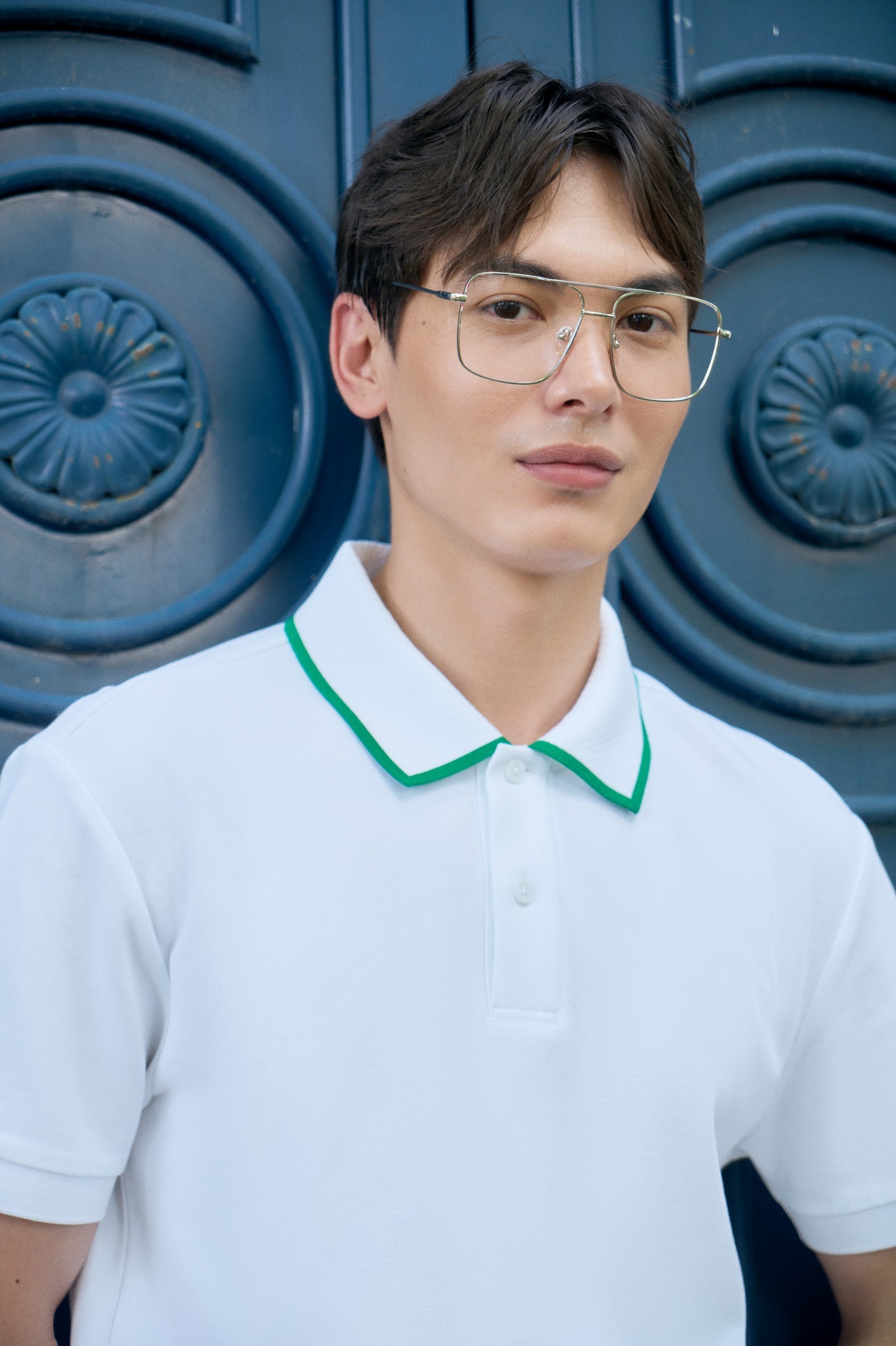 Áo polo nam phối cổ Form Fitted - RT 10S25POL026 | ROUTINE CÀ MAU