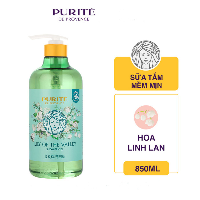 Sữa Tắm Purité De Prôvence Hương Hoa Linh Lan 850ml