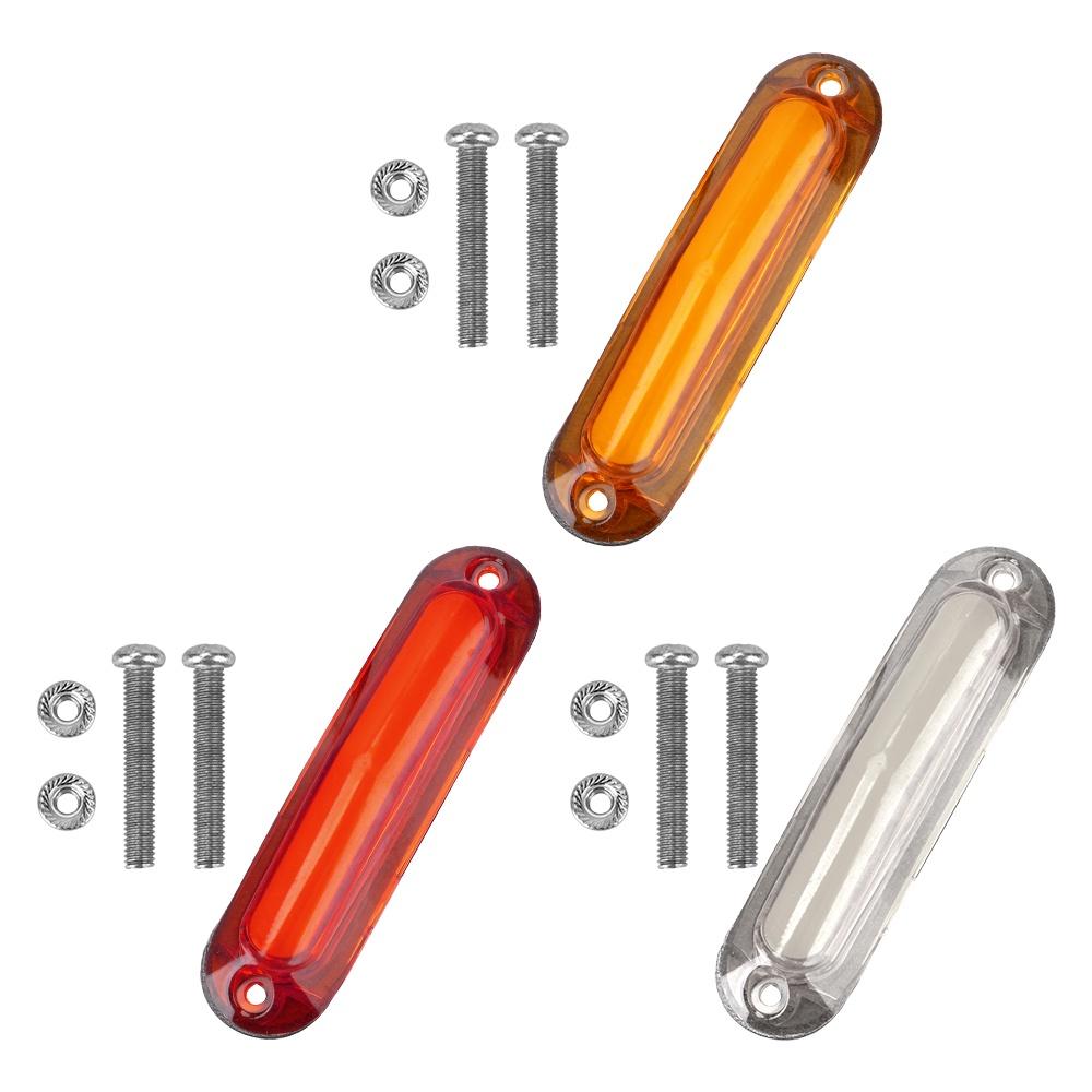 Turn Signal Light Rear Side Lamp 10-30V Running Light Indicator Lamp 6 LED Waterproof Led Side Marker Light For Car Trailer Truck