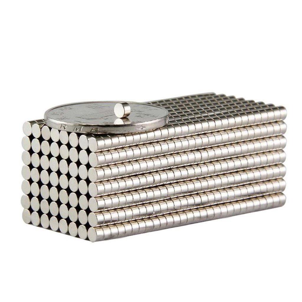 50 viên Nam châm trắng đất hiếm 3x5mm