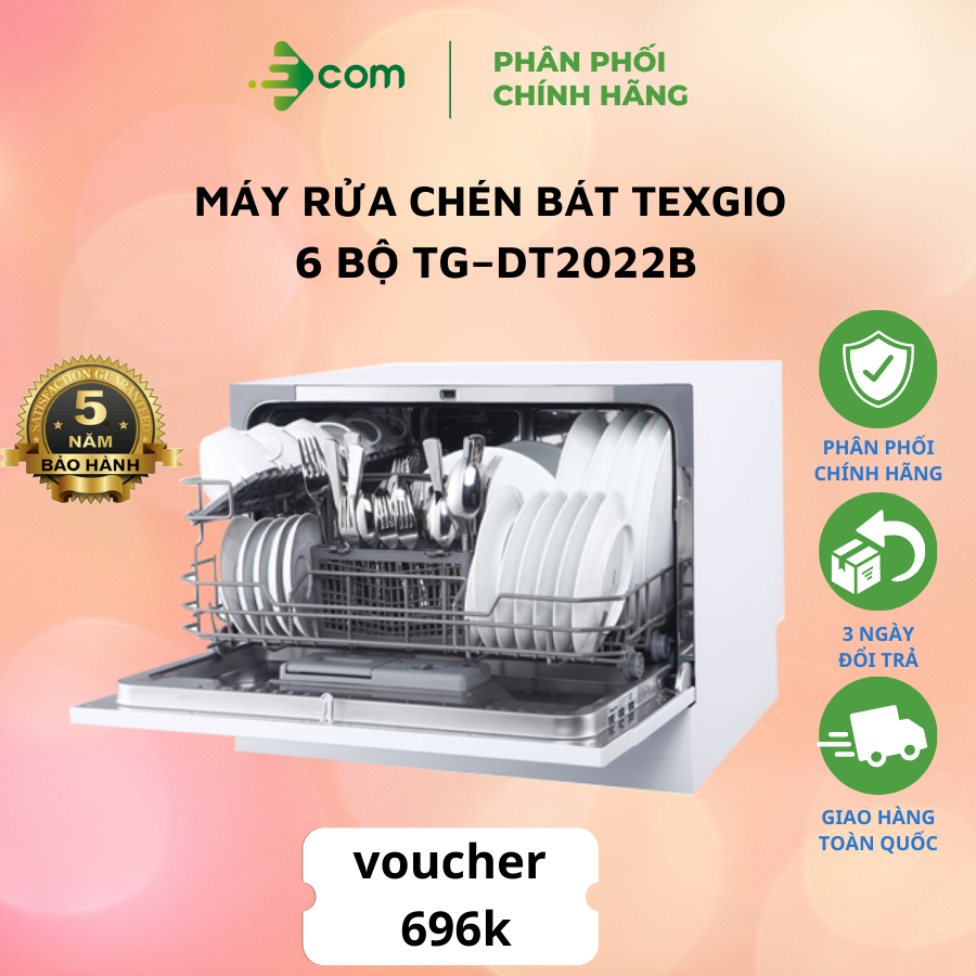 MÁY RỬA BÁT TEXGIO TG–DT2022B – Hàng chính hãng