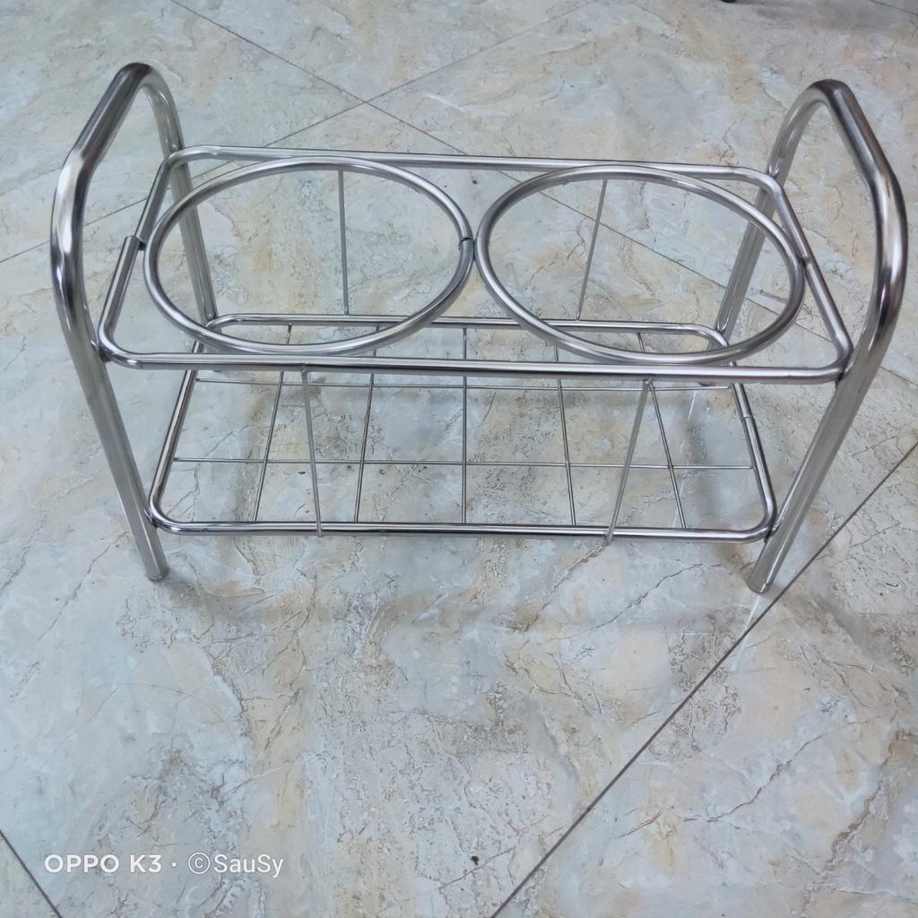 Chân Kệ Inox đặt Phích nước tròn 2 lít