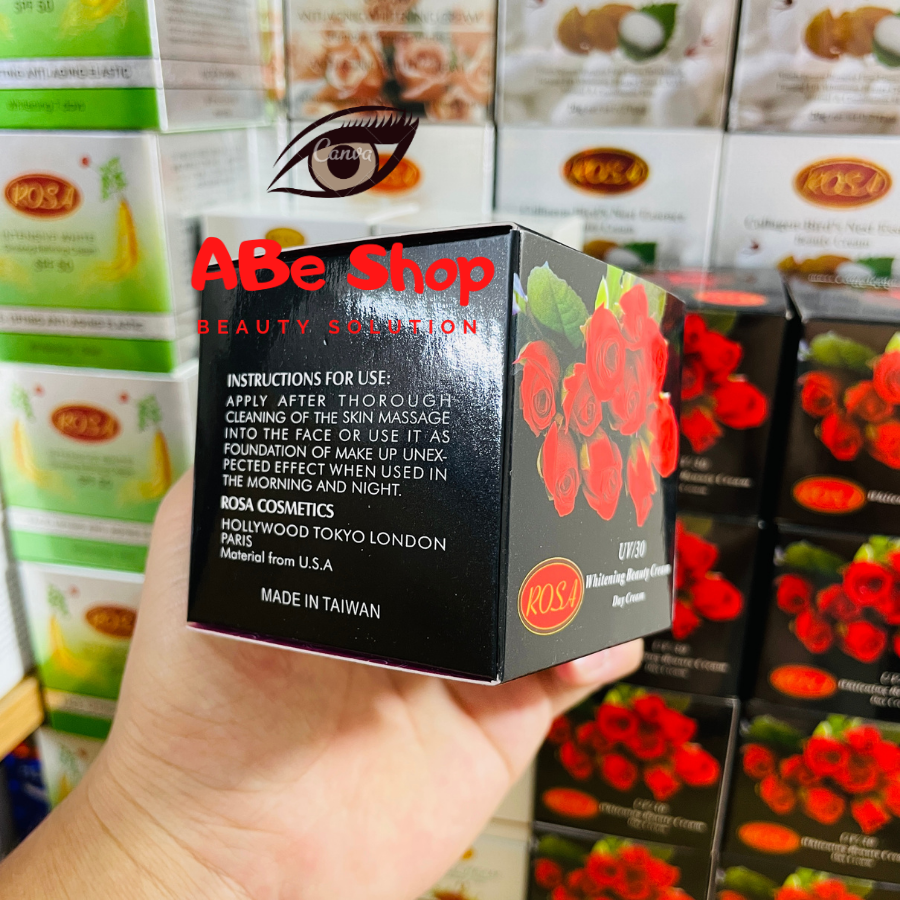KEM ROSA HOA HỒNG ĐEN UV/30 - WHITENING BEAUTY CREAM