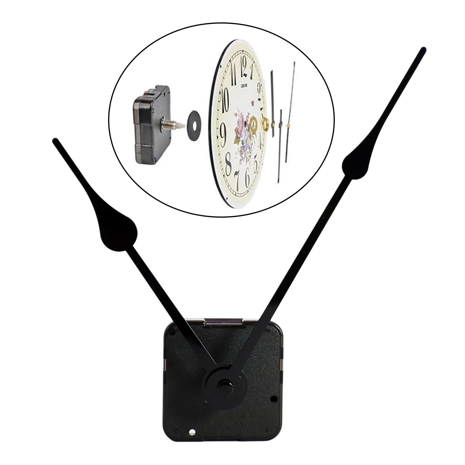 Quartz Clock Movement Hand for DIY Repair Replacement Custom Clock Black