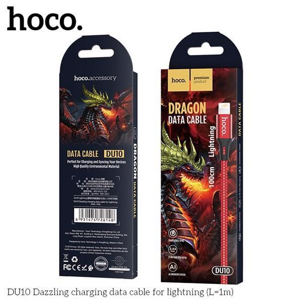 ️SẠC NHANH️ Cáp sạc nhanh Hoco DU10 Sạc Nhanh 3A Hàng Chính Hãng