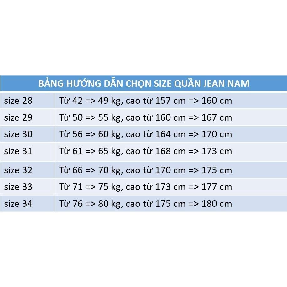 Quần jean nam chất bò co giãn- nhiều mẫu giá rẻ phong cách TINA ms49