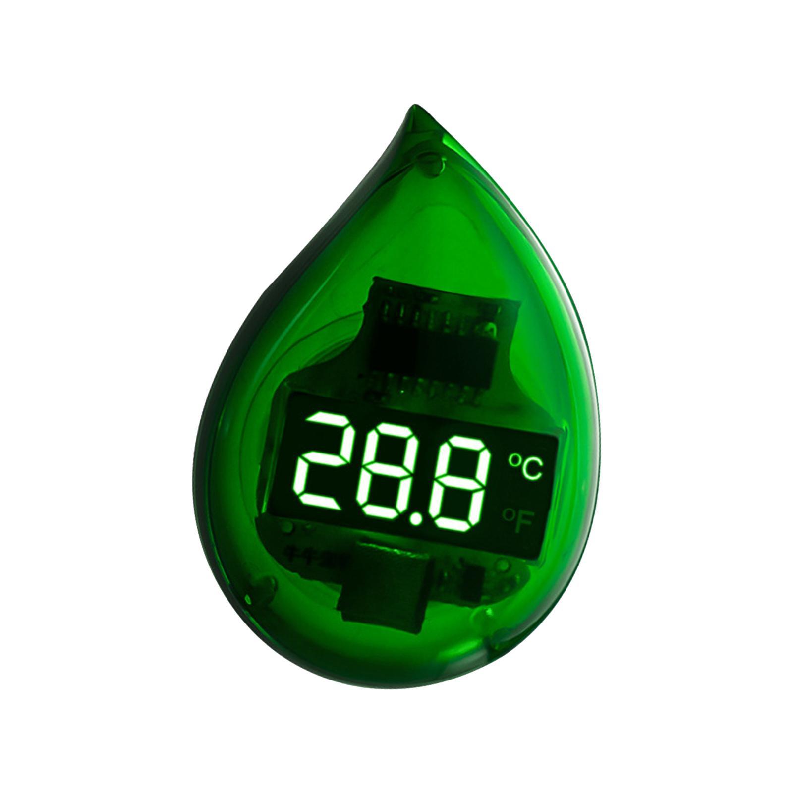 Aquarium Thermometer Stick on LED Display Fish Tank Thermometer Easy to Read