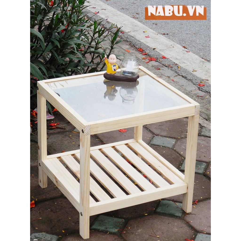 Kệ Gỗ Đầu Giường - Tab Gỗ Đầu Giường 2 Tầng