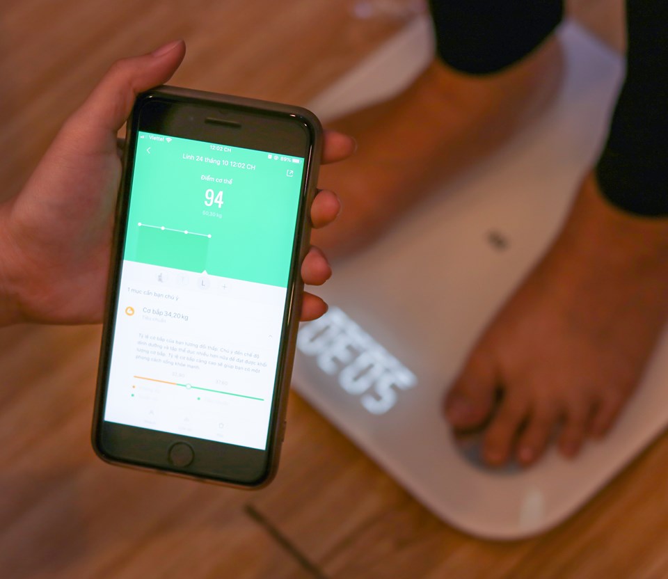 Cân Sức Khỏe Xiaomi Thông Minh Mi Smart Scale 2 - Trắng - Hàng chính hãng