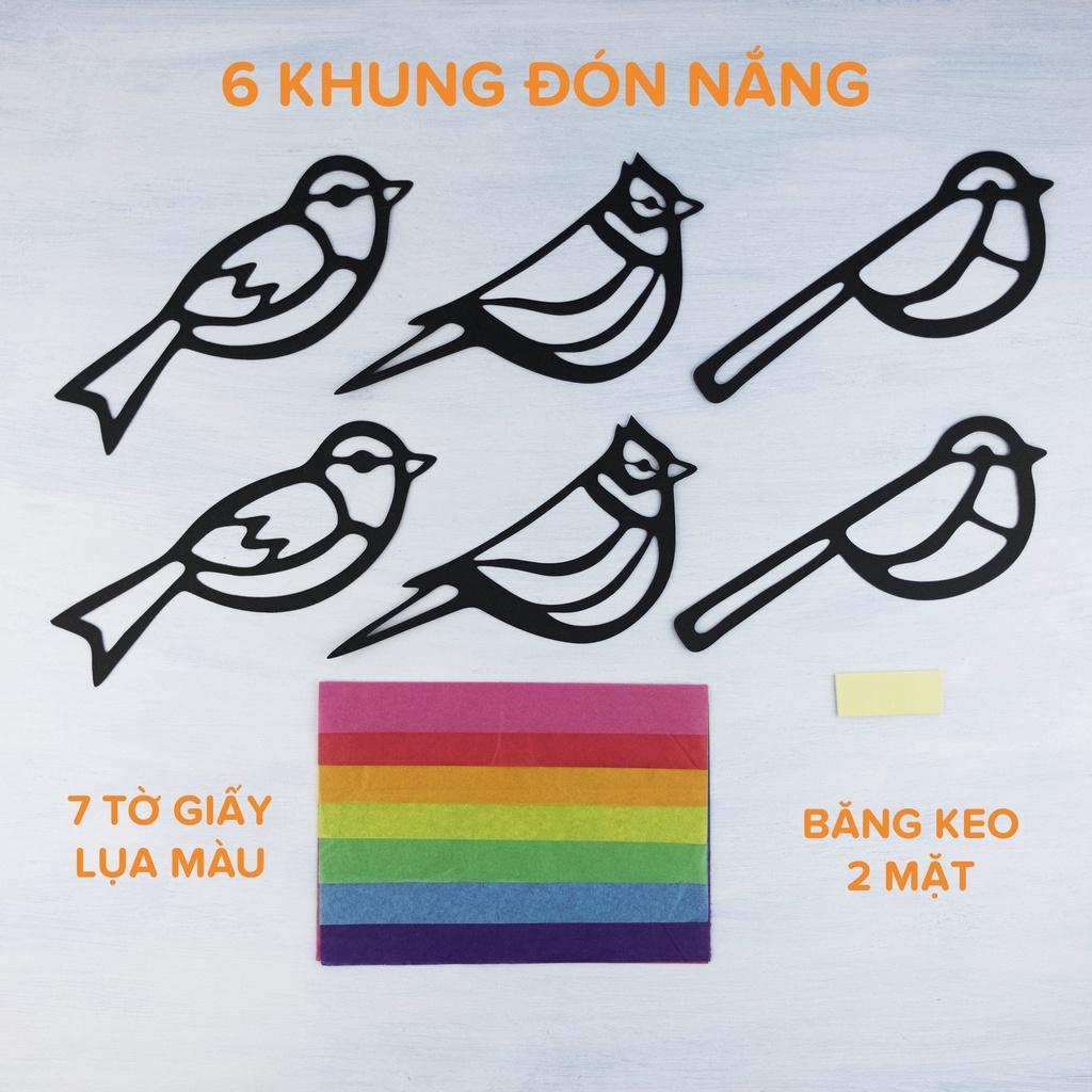 Bộ Thủ Công 6 Chim Sâu Đón Nắng