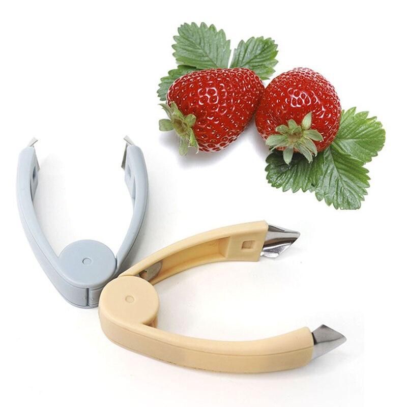 Strawberry Huller Fruit Peeler Pineapple Corer Slicer Cutter Stainless Steel Kitchen Gadgets Pineapple Clips Vegetable Tools