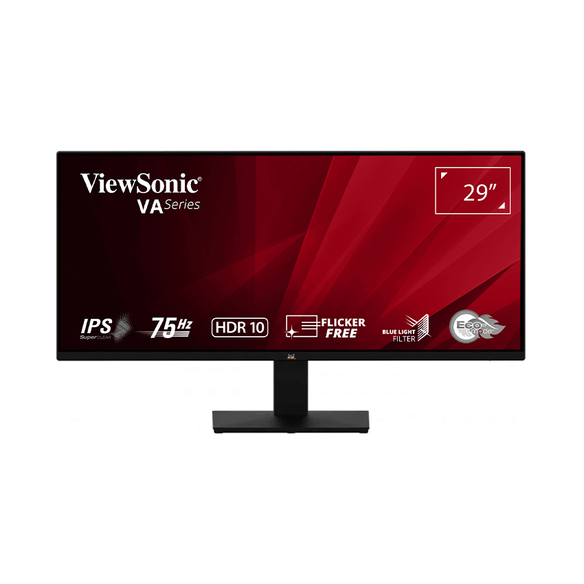 Màn hình Viewsonic VA2932-MHD ( 29&quot;/WFHD/21:9/IPS/75hz/4ms/250nits/loa kép/HDMI+DP) - Hàng Chính Hãng