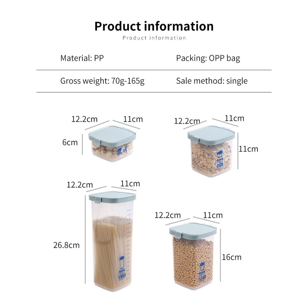 Hộp đựng ngũ cốc chống ẩm mốc tiện dụng