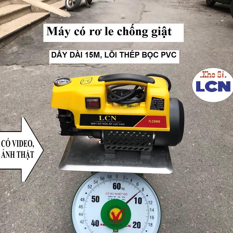 Máy Rửa Xe Mini LCN 3 Dây Đồng Hàng Loại 1 Chính Hãng