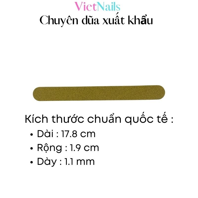 Dũa móng bột móng gel móng tự nhiên làm từ giấy nhám vàng cao cấp nhập khẩu, dụng cụ làm móng không thể thiếu