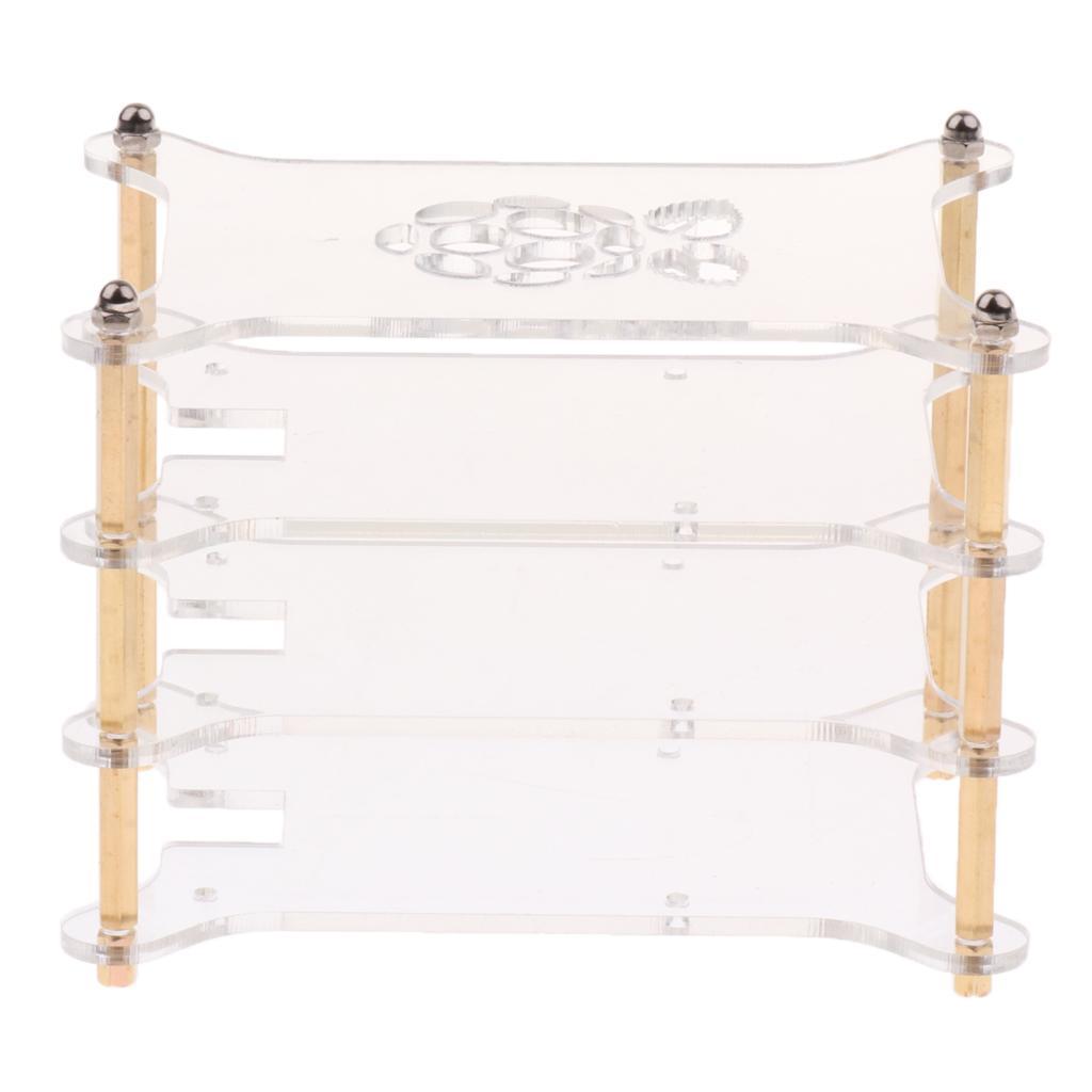 Acrylic Clear Case 3 Layer Enclosure for Pi 3 B+ / Pi 2