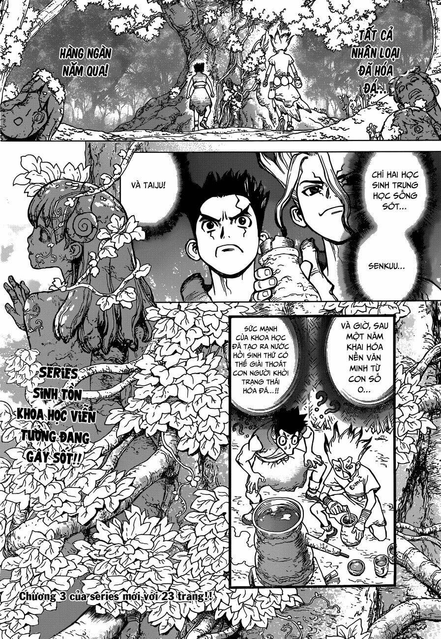 dr.stone - hồi sinh thế giới chapter 3 3