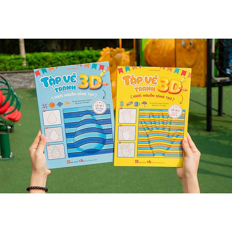 Sách Tập vẽ tranh 3D, khơi nguồn sáng tạo