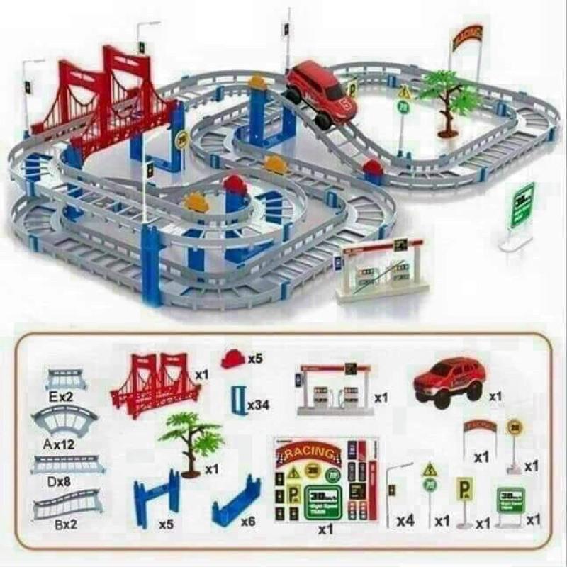 TÀU LƯỢN 88 CHI TIẾT CÓ KÈM Ô TÔ
