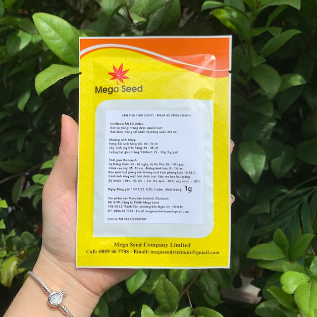 MEGASEED I Hạt giống Vạn Thọ Thái  Mega 45 vàng