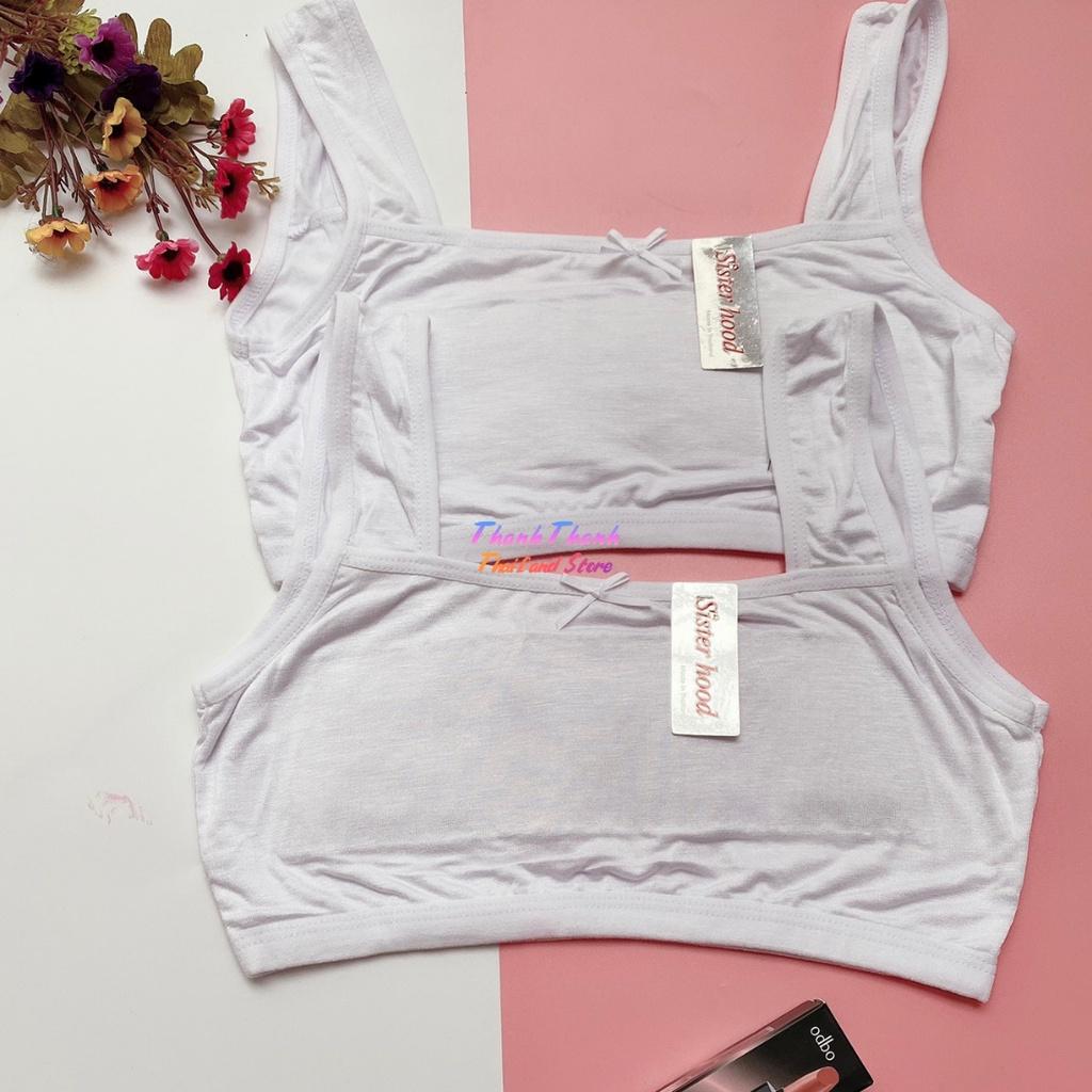 Áo lá học sinh Thái Lan SH 013 , áo ngực bra vải coton Free Size