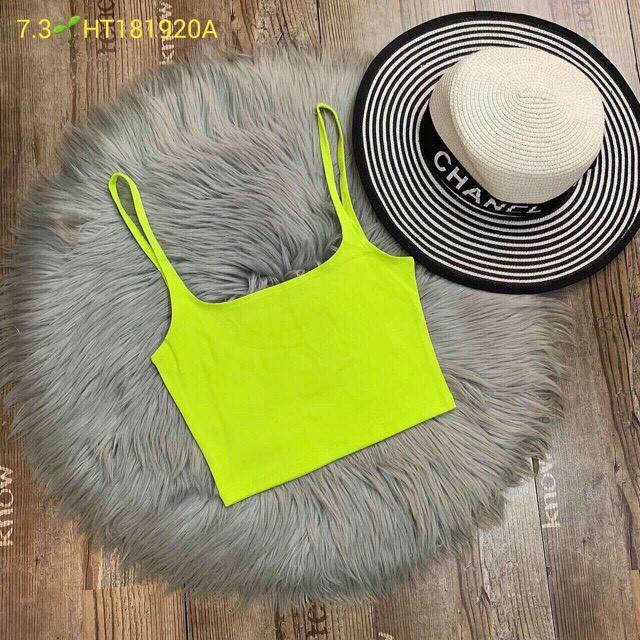 Áo hai dây croptop hở lưng sexy chất thun porip xịn - 25 store