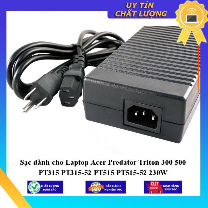 Sạc dùng cho Laptop Acer Predator Triton 300 500 PT315 PT315-52 PT515 PT515-52 230W - Hàng Nhập Khẩu New Seal