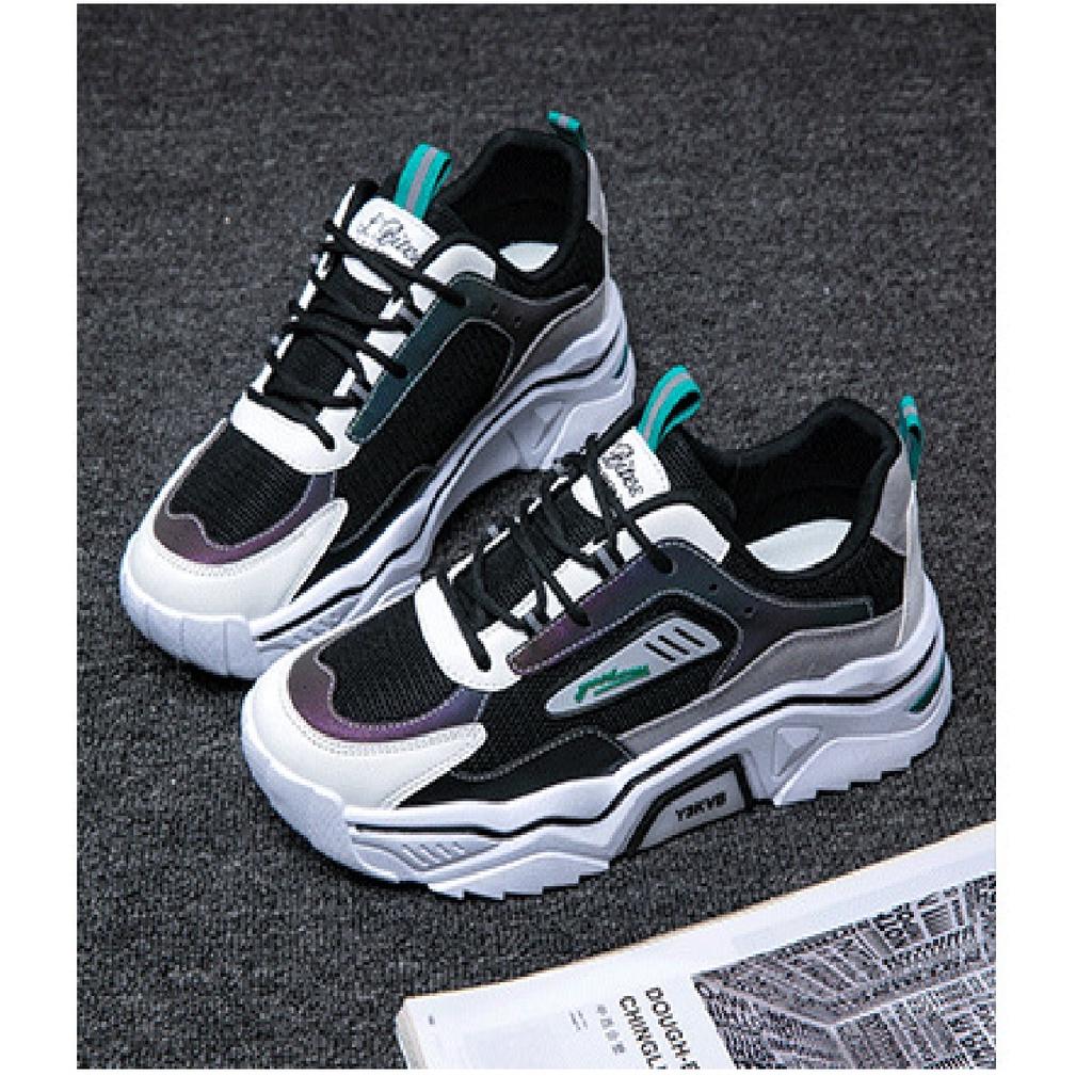 Giày nam tăng chiều cao 4cm cực chấtMàu kết hợp GNK01