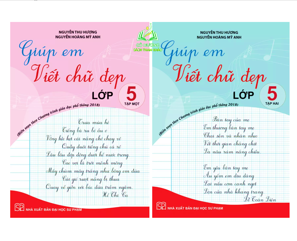 Sách - Combo Giúp em viết chữ đẹp lớp 5 - tập 1 + 2 (Theo SGK CD và KNTT) (KP)