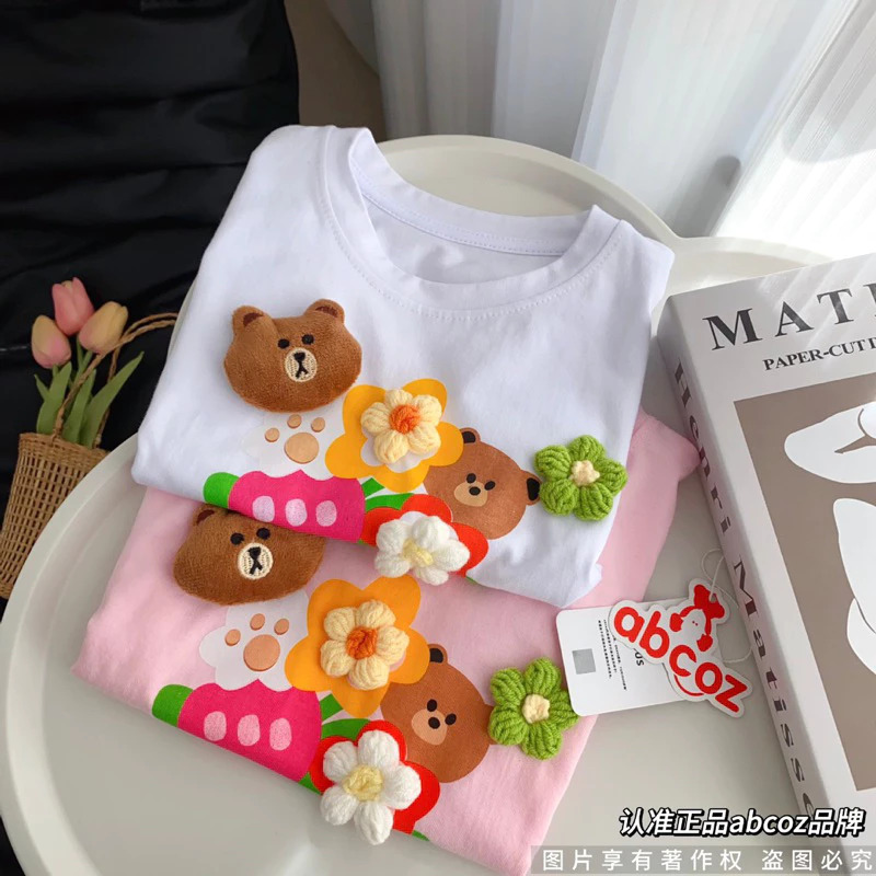 ÁO THUN TAY NGẮN HỌA TIẾT HÌNH VẼ CHO BÉ GÁI 1-11 TUỔI TỪ 8-26KG DÀNH CHO BÉ GÁI