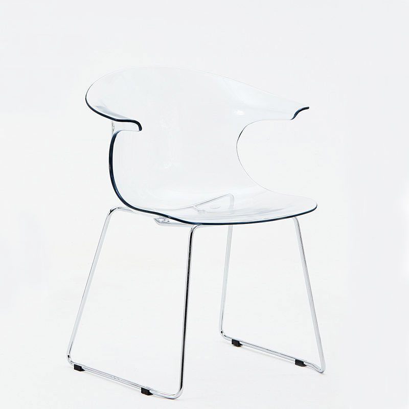 Ghế nhựa trong suốt lưng tựa cong CC01001-PC Nội thất Capta