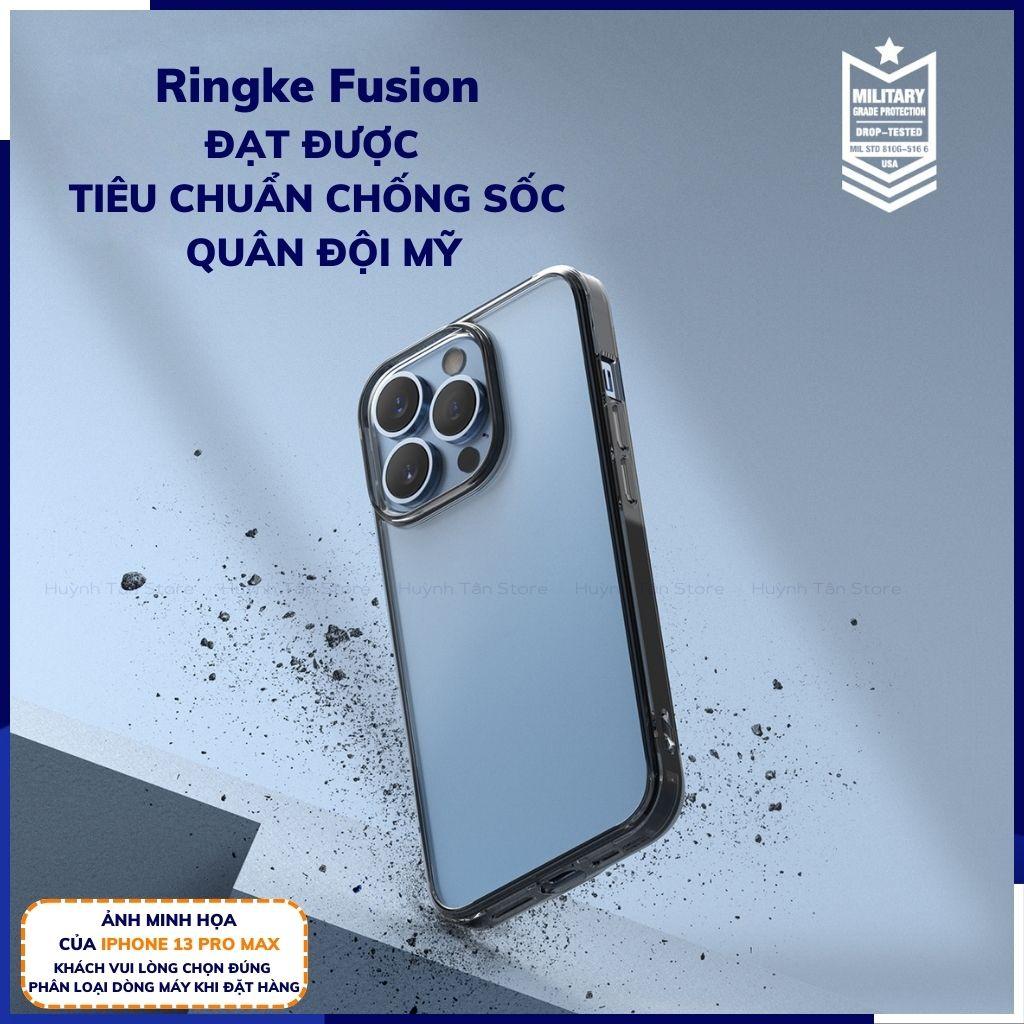 Ốp lưng ip 13 pro max ip 13 pro RINGKE chính hãng trong suốt chống sốc FUSION X chống ố vàng điện thoại huỳnh tân - Hàng nhập khẩu