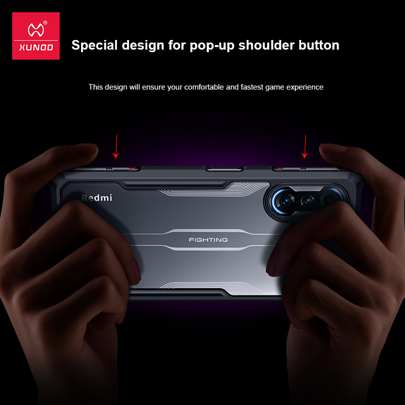 Ốp lưng dành cho Redmi K40 Gaming trong suốt chống sốc XUNDD, chống va đập, bảo vệ camera, siêu bền bỉ - Hàng nhập khẩu