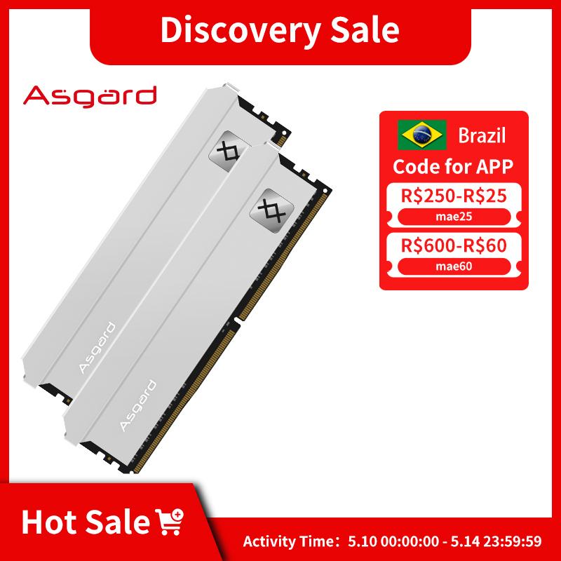 Asgard DDR4 RAM Feryr T3 Series 16GB 3200MHz 3600MHz CL14 CL16 CL18 Sliver DDR4 RAM Memoria Ram RAM Máy Tính Để Bàn cho MÁY TÍNH