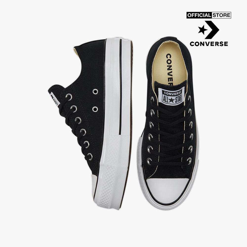 CONVERSE - Giày sneakers nữ cổ thấp Chuck Taylor All Star Lift 560250C-0000_BLACK