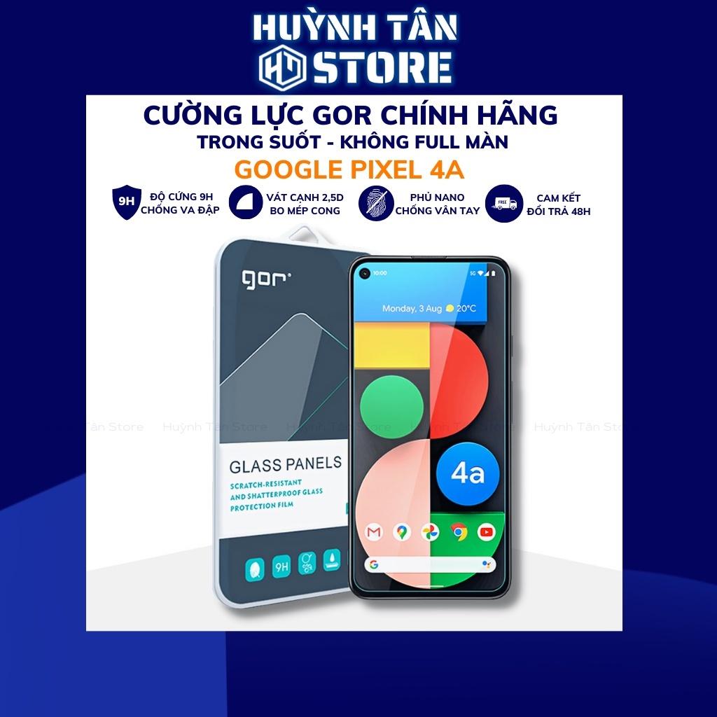 Kính cường lực Google Pixel 4A trong suốt không full màn chính hãng GOR - Hàng nhập khẩu