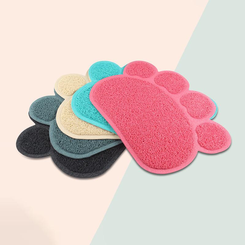 Mat lứa con mèo hình paw, 45*60 cm