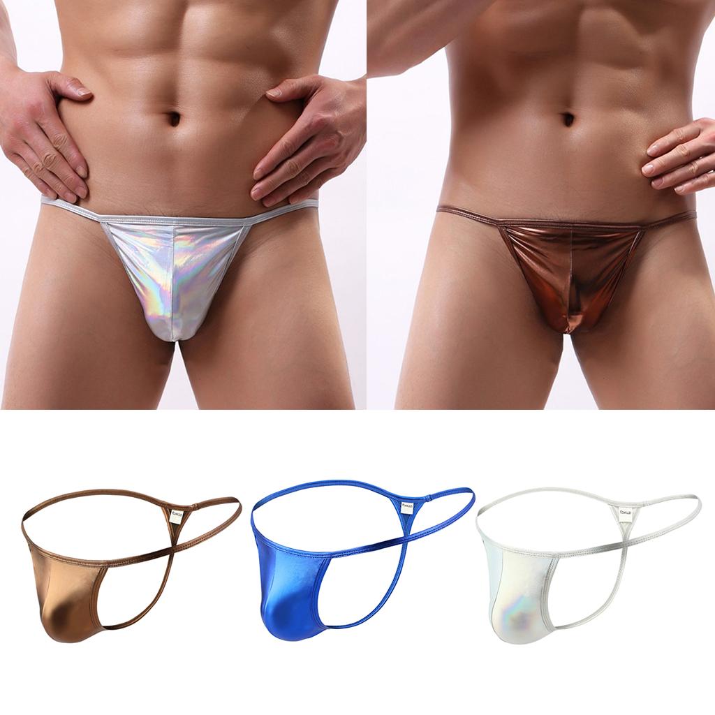 Sexy Mens Underwear Thong Briefs Bulge G-String Bikinis Underpants Nightwear