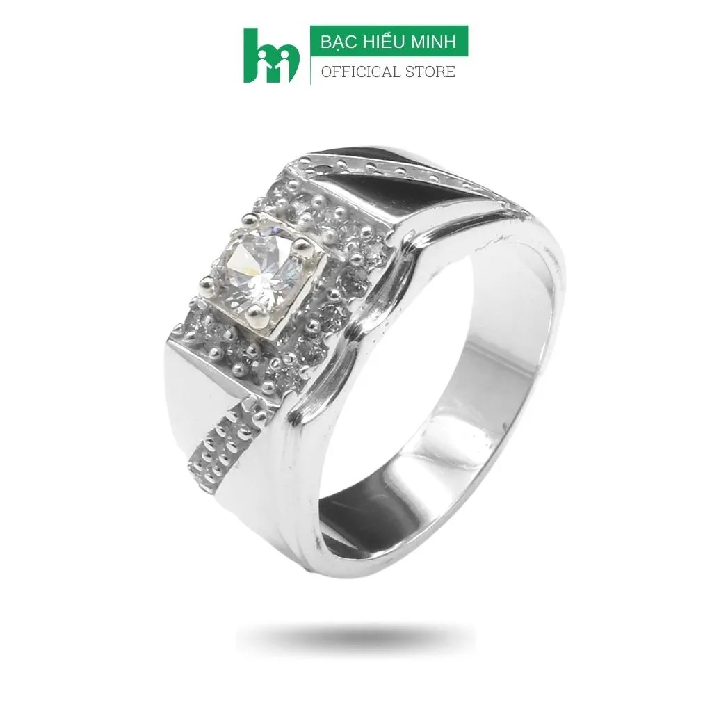 Nhẫn Nam Bạc Hiểu Minh NA512 - Bảo Hành Vĩnh Viễn