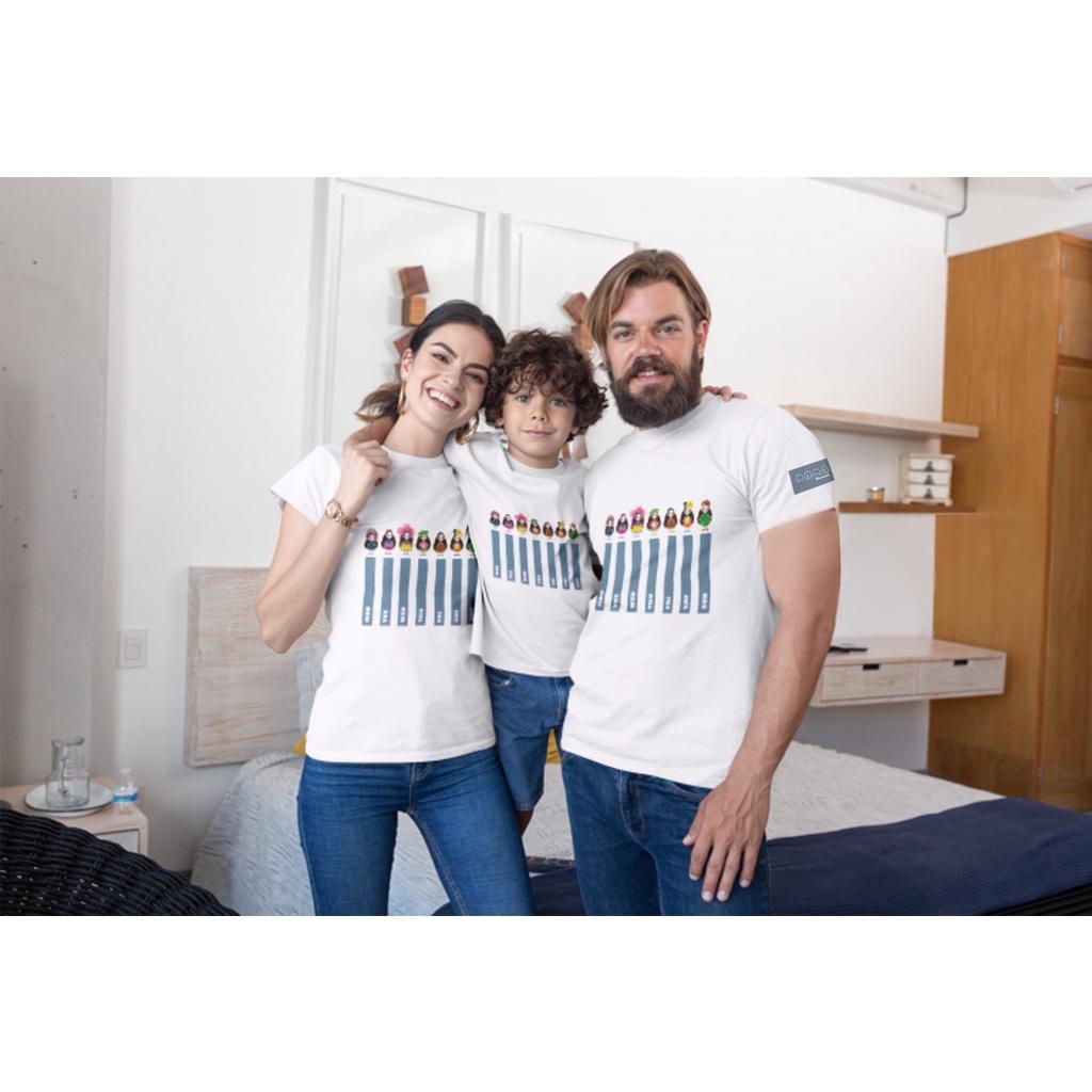 Combo Gia Đình Áo Thun Hana Mascot Full Week - Áo thun Unisex