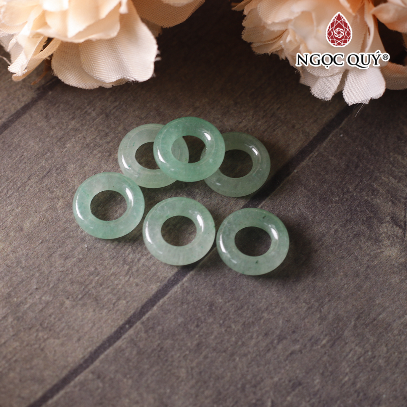 Charm đá hình vòng tròn - Ngọc Quý Gemstones