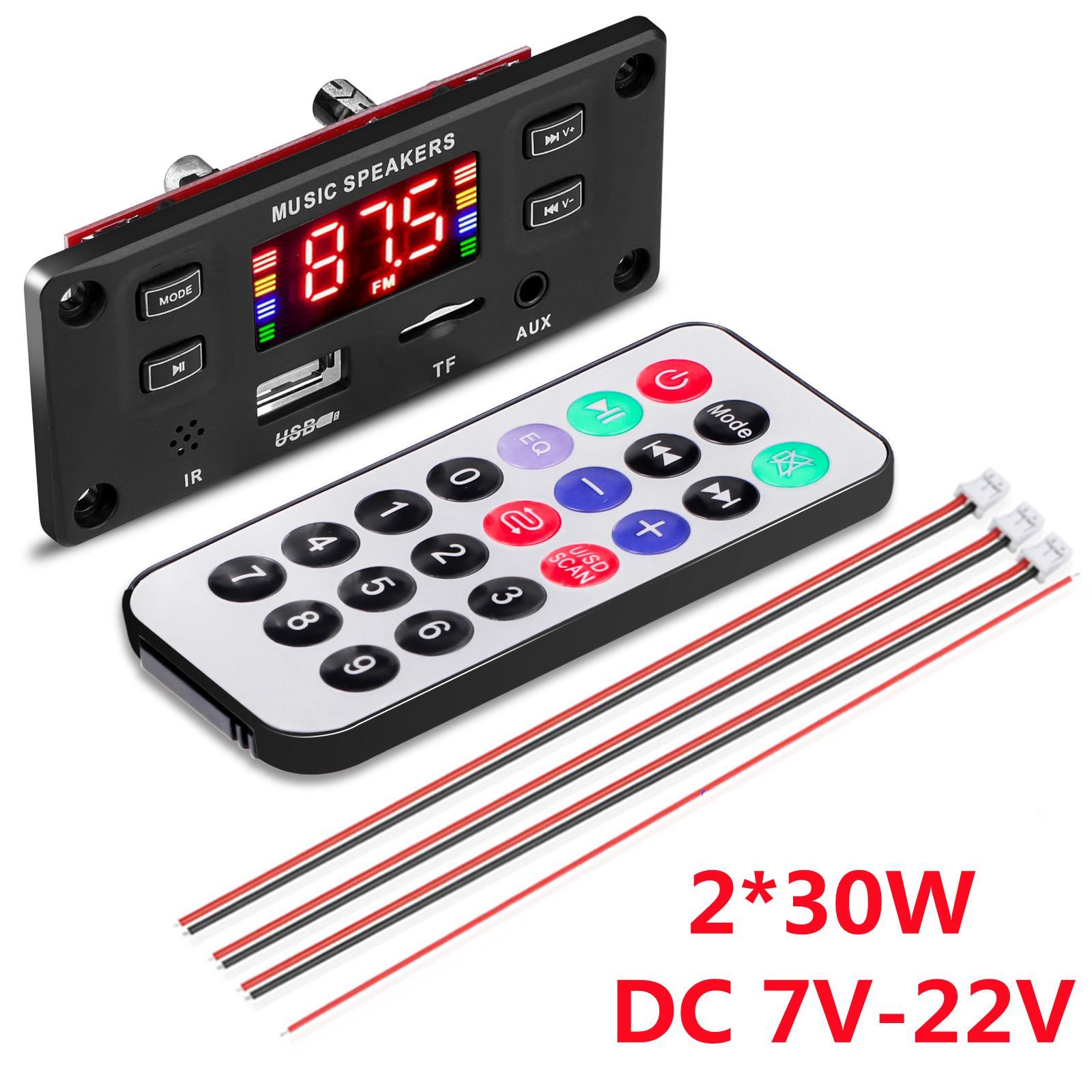 Bluetooth MP3 Board USB TF Radio AUX FM MP3 WMA WAV Ape Stereo