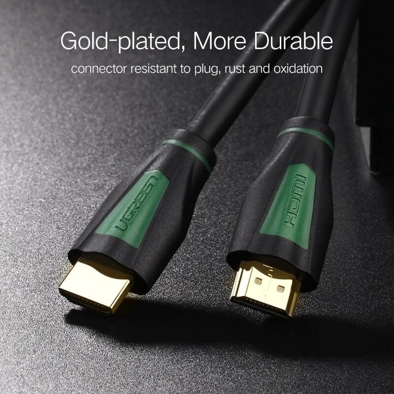 Ugreen UG30190HD116TK 1.5M màu Đen Cáp tín hiệu HDMI chuẩn 1.4 hỗ trợ phân giải 4K * 2K - HÀNG CHÍNH HÃNG