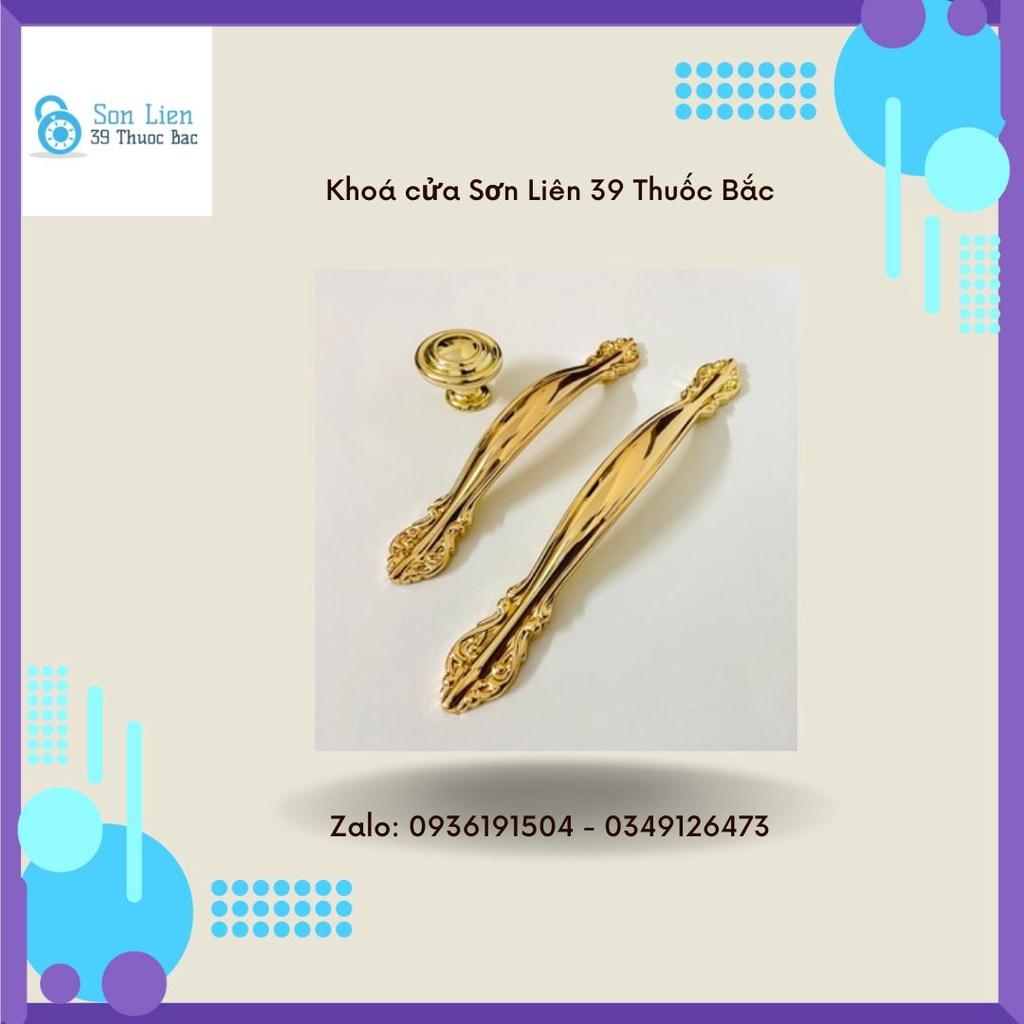 TAY NẮM TỦ MÀU VÀNG CHẤT LIỆU HỢP KIM