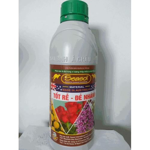 Phân bón lá đa trung vi lượng NK từ Úc SEASOL tốt rễ đẻ nhánh - chai 1 lít