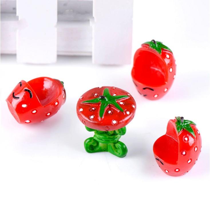 Mô hình bàn ghế hình trái cây dùng trang trí tiểu cảnh, terrarium, móc khóa, DIY