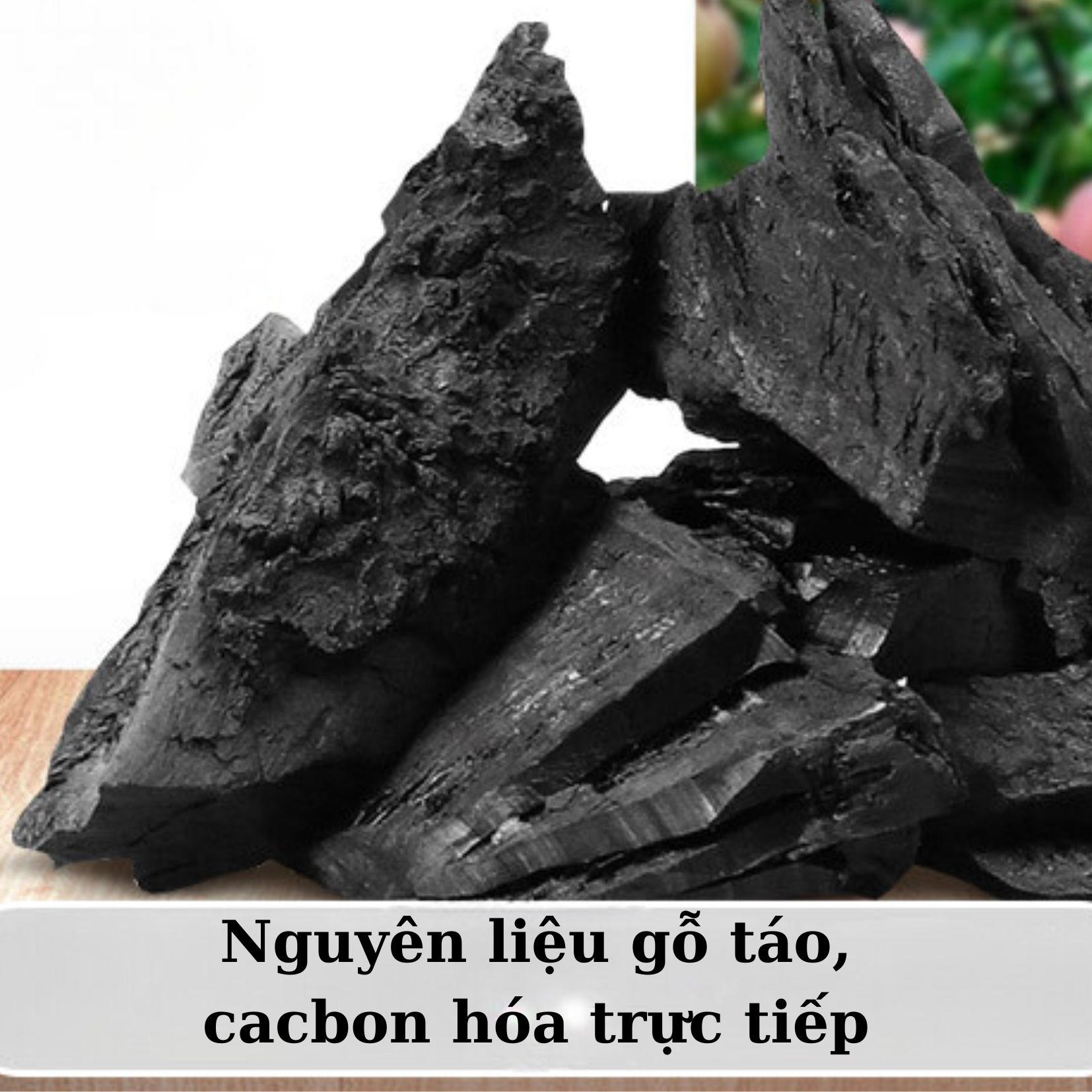 Hộp than củi 2.5kg ít khói chuyên dùng nướng BBQ, nướng thịt, tiện lợi, an toàn, không mùi