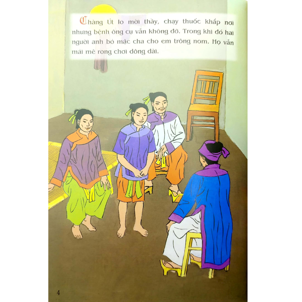 Tranh Truyện Dân Gian Việt Nam: Người Cha Và Ba Con Trai