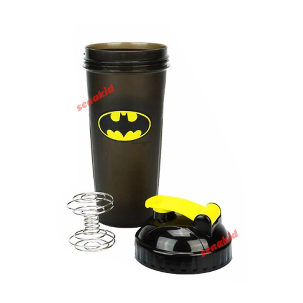 Bình Lắc Shaker Tập Gym 700ML - Siêu Anh Hùng Marvel, DC