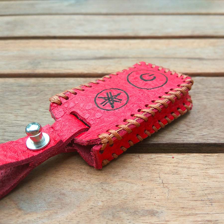 Bao da chìa smartkey Yamaha Handmade